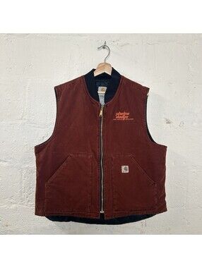 Vintage Carhartt Quilted Artic Vest “Clay Red” V02 CLY Men’s X-Large